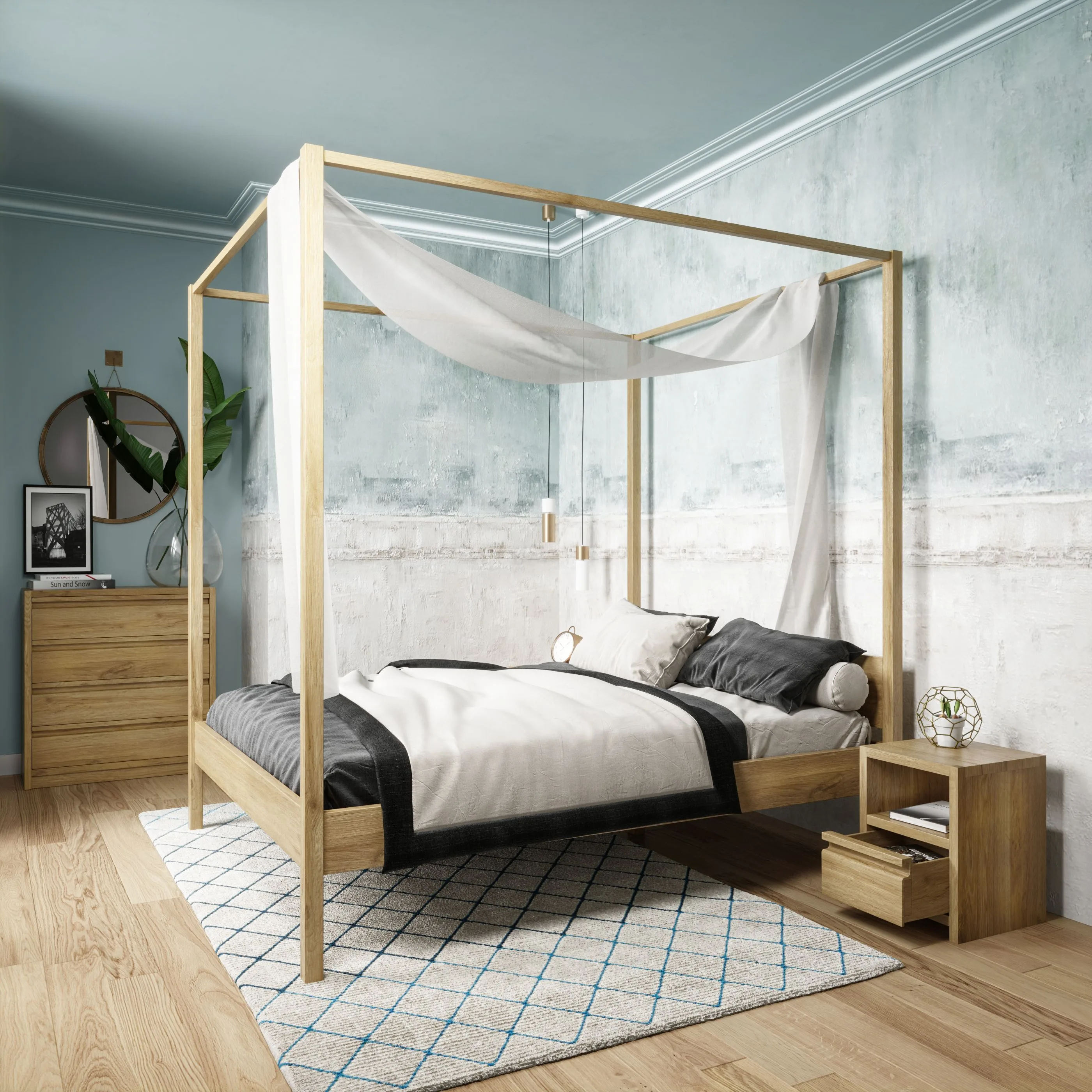 Rast Design Massivholzbett Cielo Ambiente