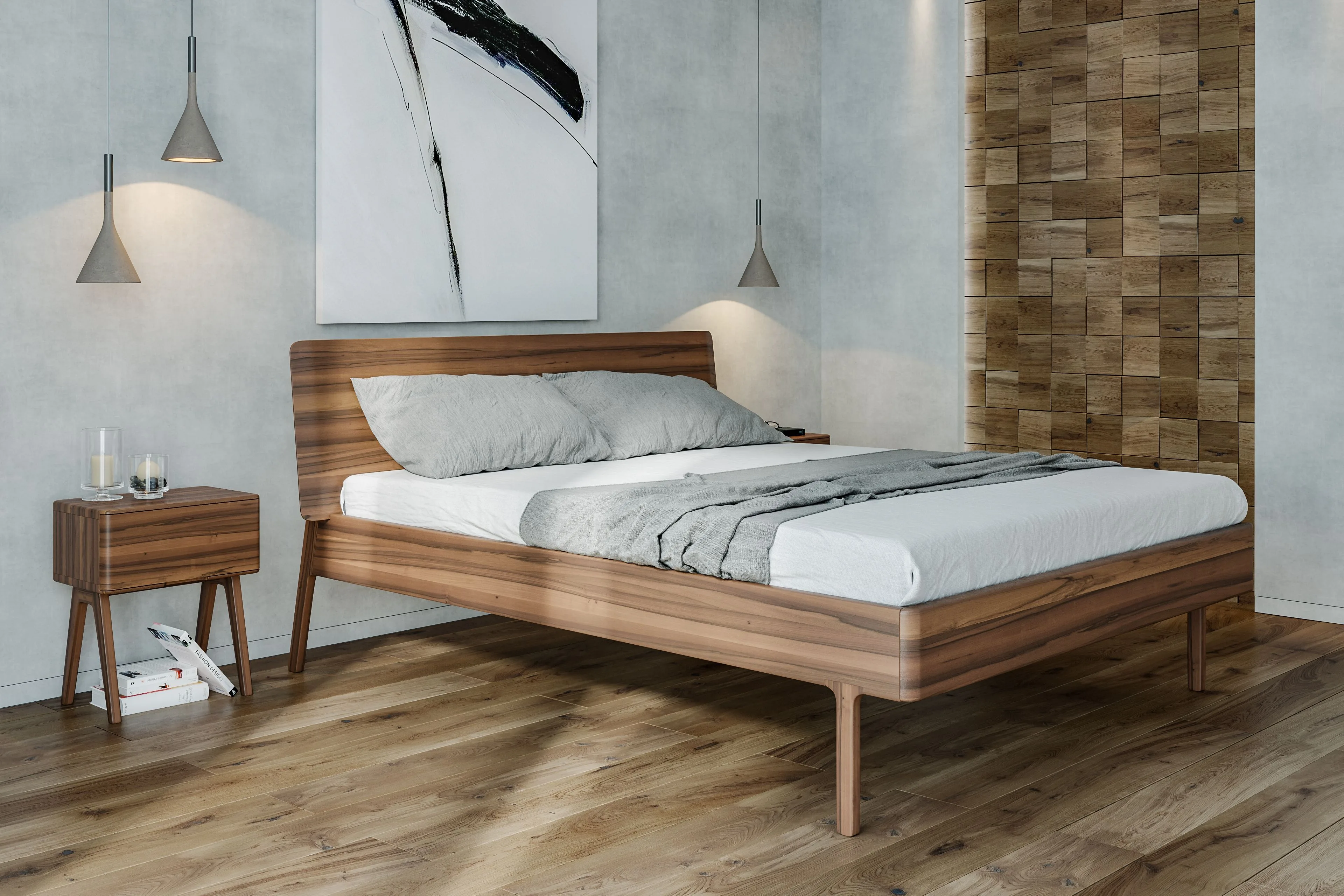 Rast Design Massivholzbett Luka Ambiente