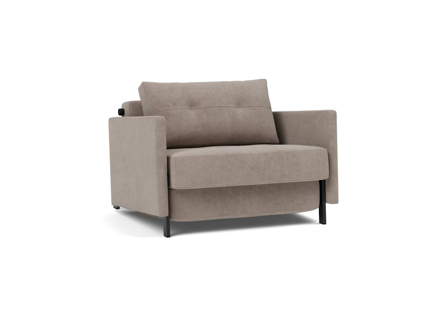 Sleeping chair Cubed 90 Chair with armrests