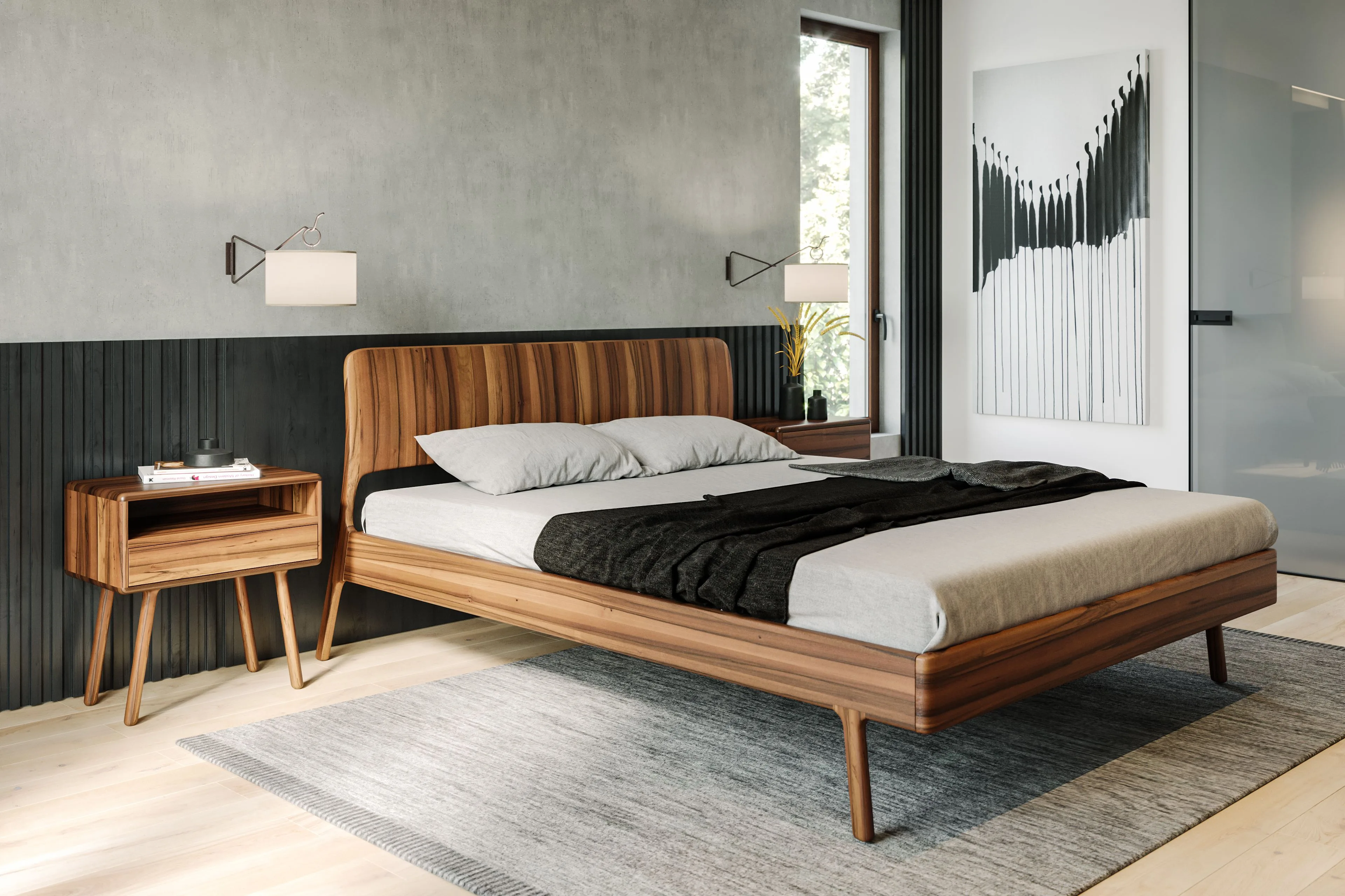 Rast Design Massivholzbett Aristeo Ambiente