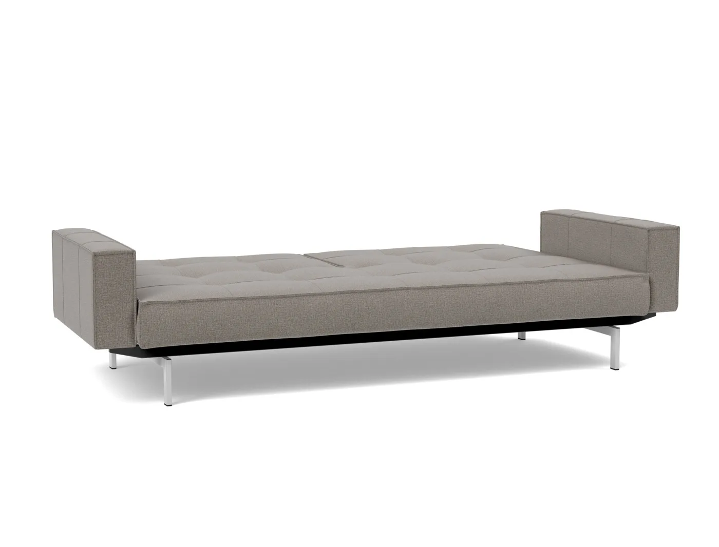 Schlafsofa Splitback Chrome mit Armlehnen