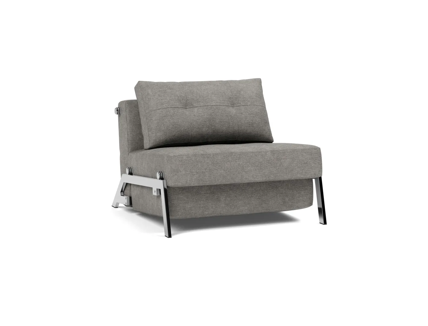 Sleeping chair Cubed 90 Chair, chrome legs