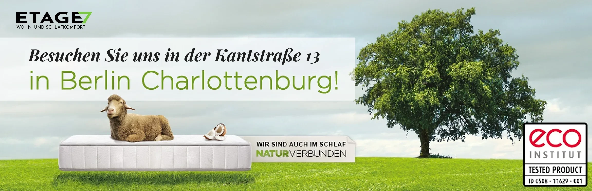 Besuchen Sie uns in der Kantstraße 13 in Berlin Charlottenburg – Etage7 Naturmatratzen