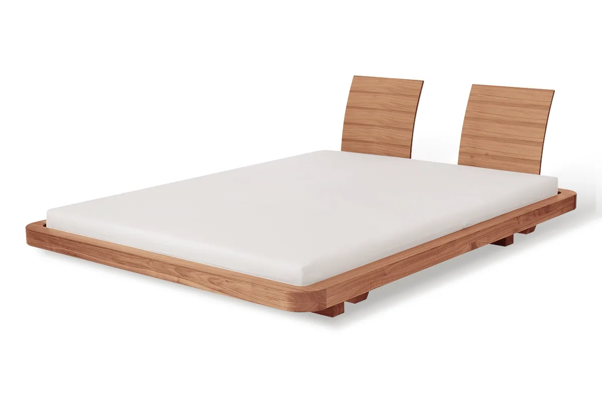 Solid wood bed Kobayashi