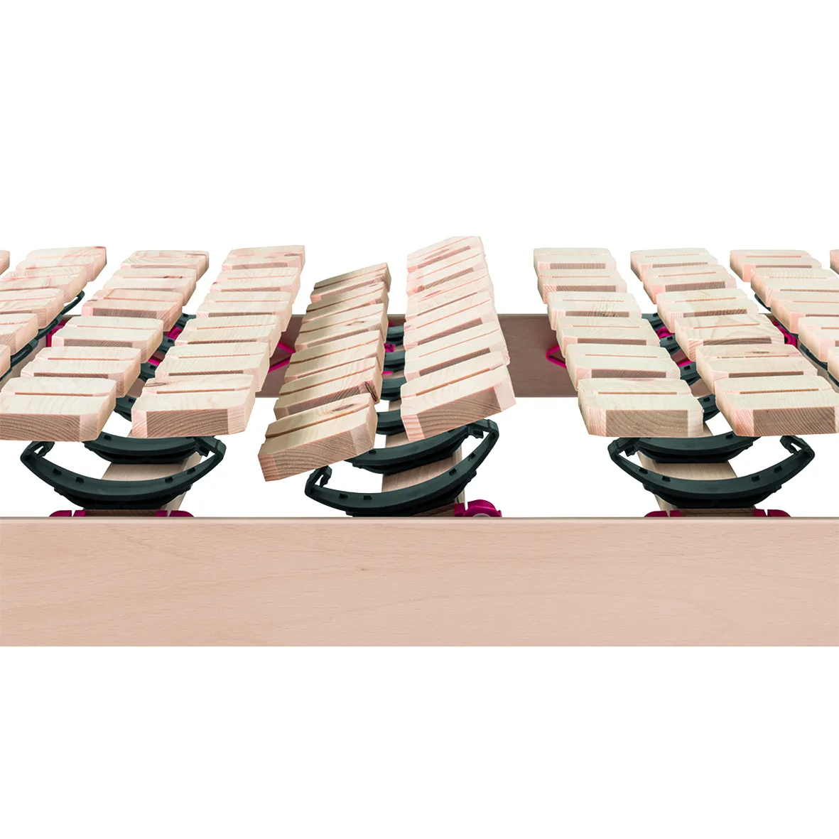 Tellerrahmen_ErgoNaturaZ_beweglicheTellerreihe Lattenroste-Tellerlattenroste-Tellerrahmen Ergo Natura Zirbe S Bewegliche Tellereihe.jpg