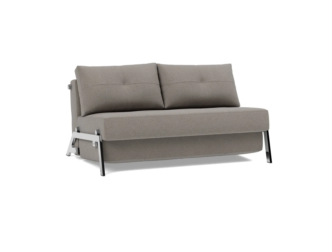 Schlafsofa Cubed 140, Chrom Beine