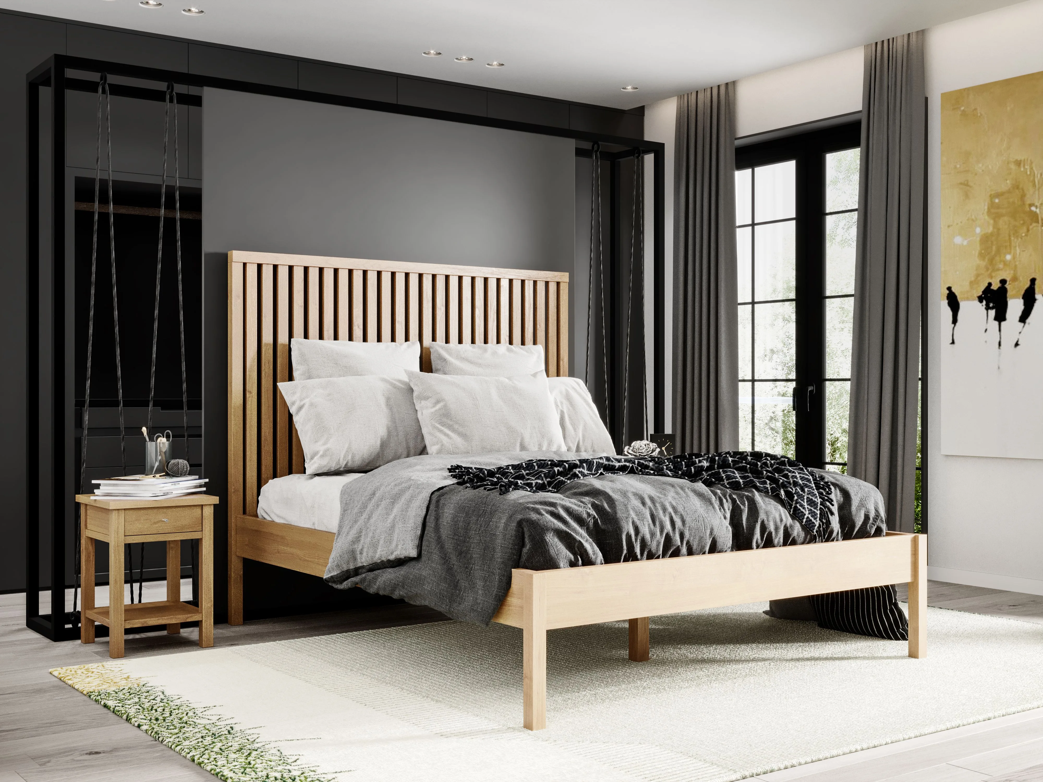Rast Design Massivholzbett Firenze Ambiente