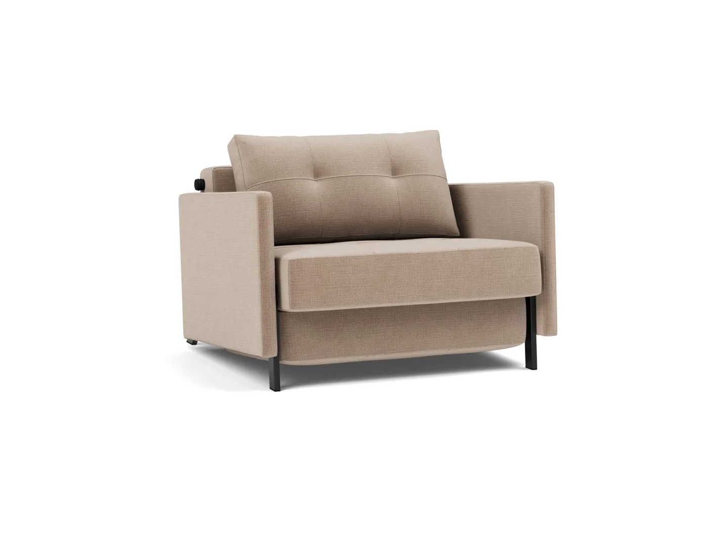 Sleeping chair Cubed 90 Chair with armrests