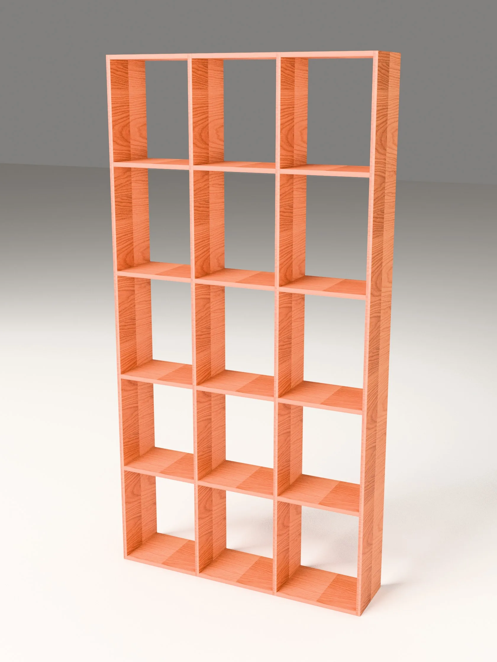 Massivholzregal ED Kirsche massiv, 128 x 249,4 cm, 50% reduziert