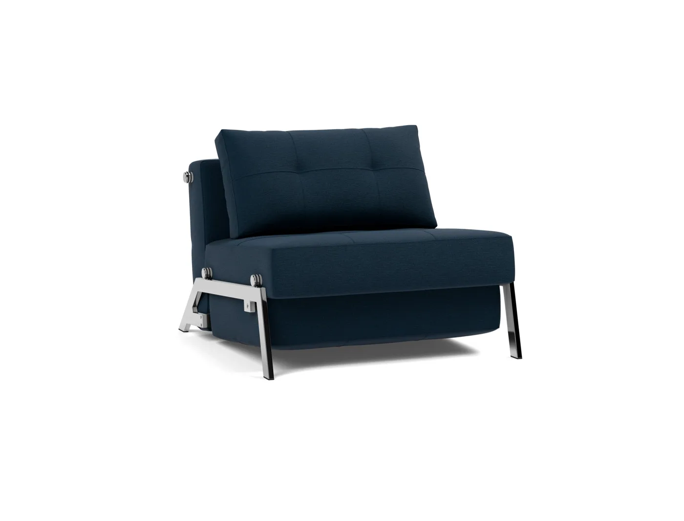 Sleeping chair Cubed 90 Chair, chrome legs