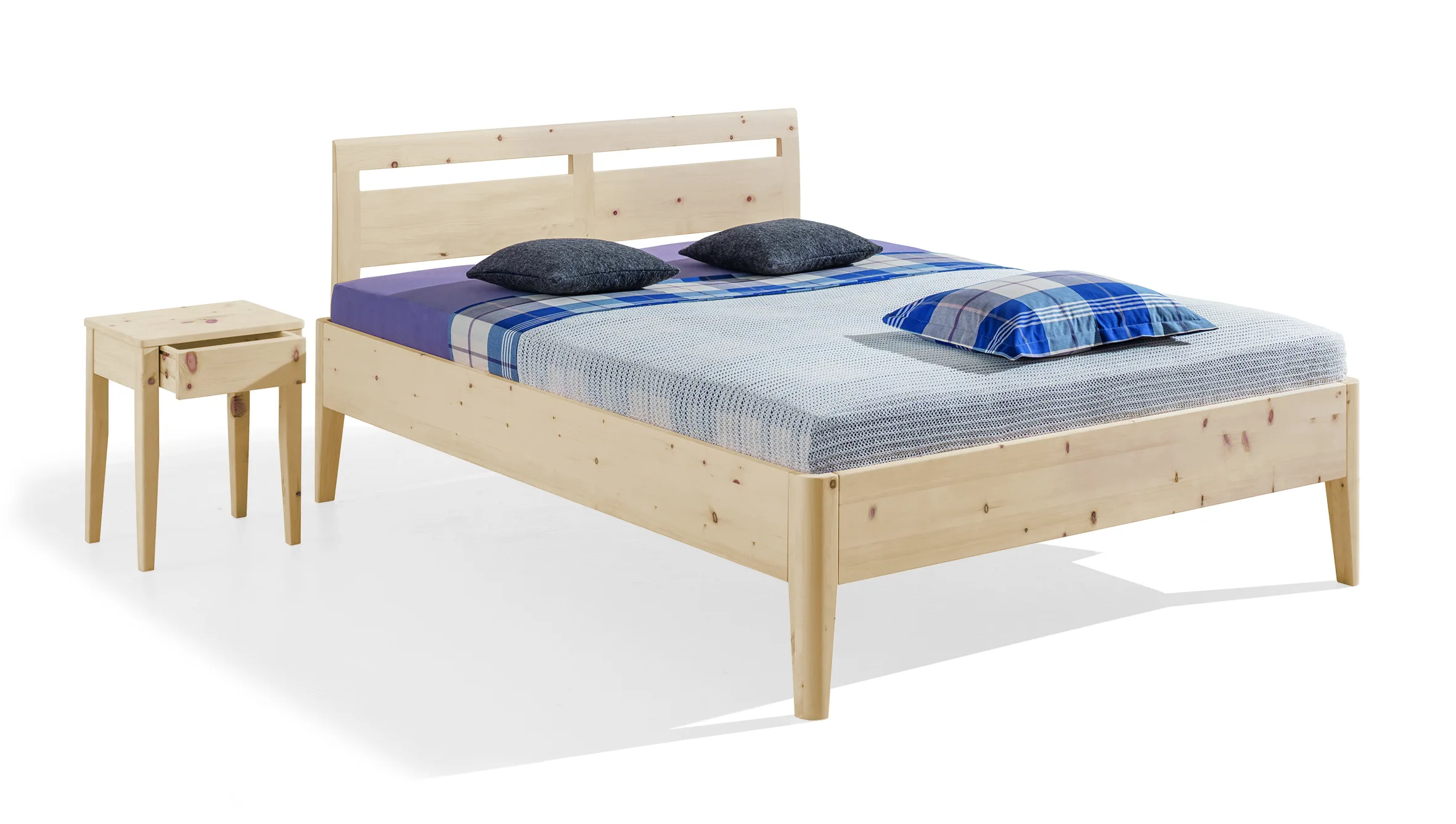 Dormiente Massivholzbett Kalmera