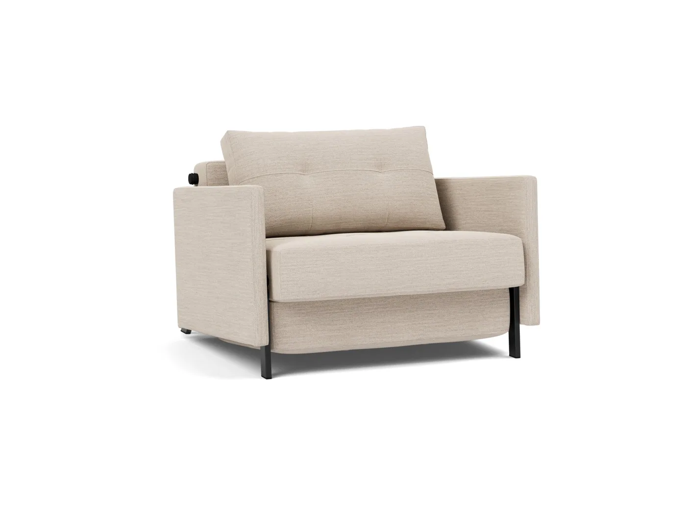 Sleeping chair Cubed 90 Chair with armrests