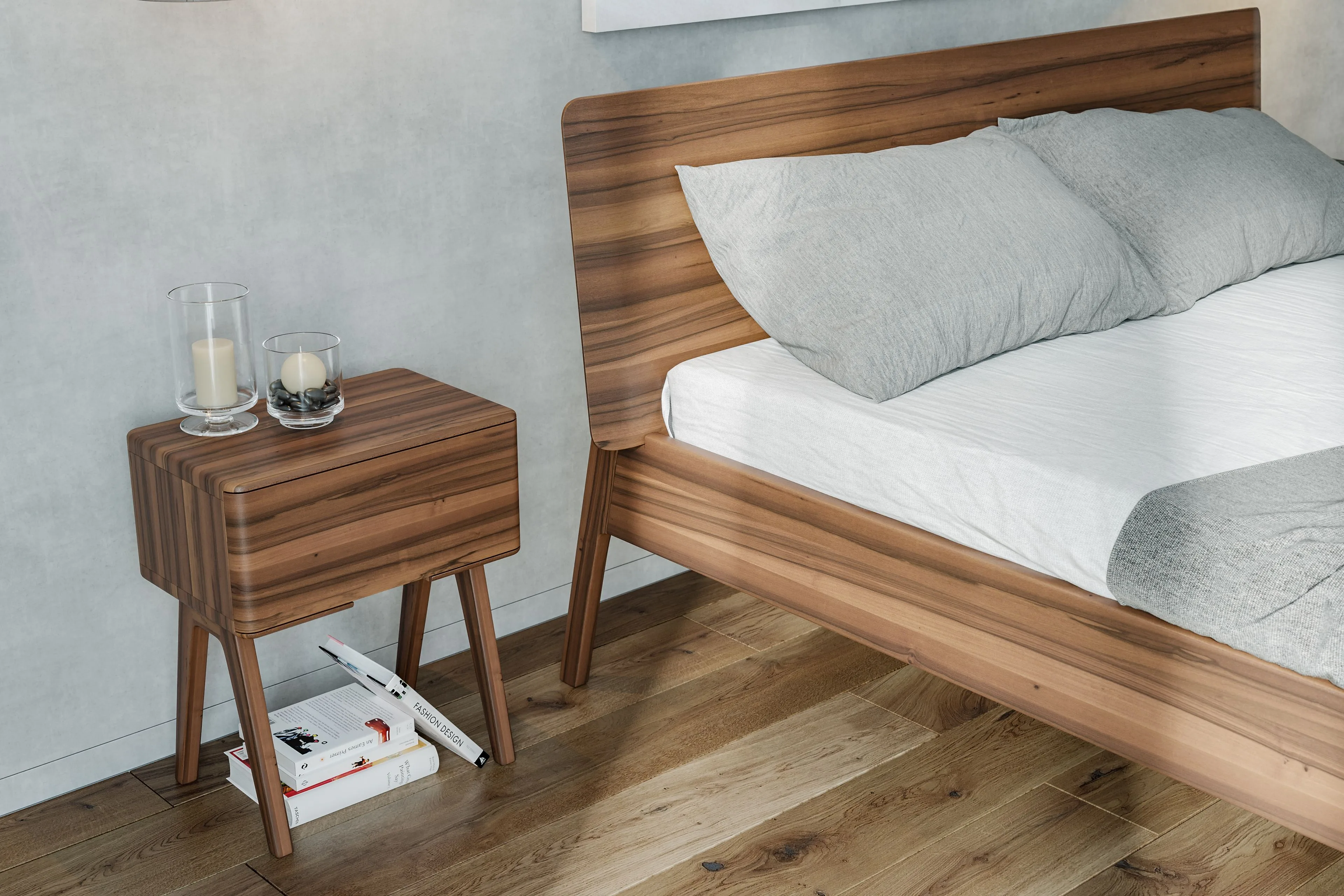 Rast Design Massivholzbett Luka Ambiente