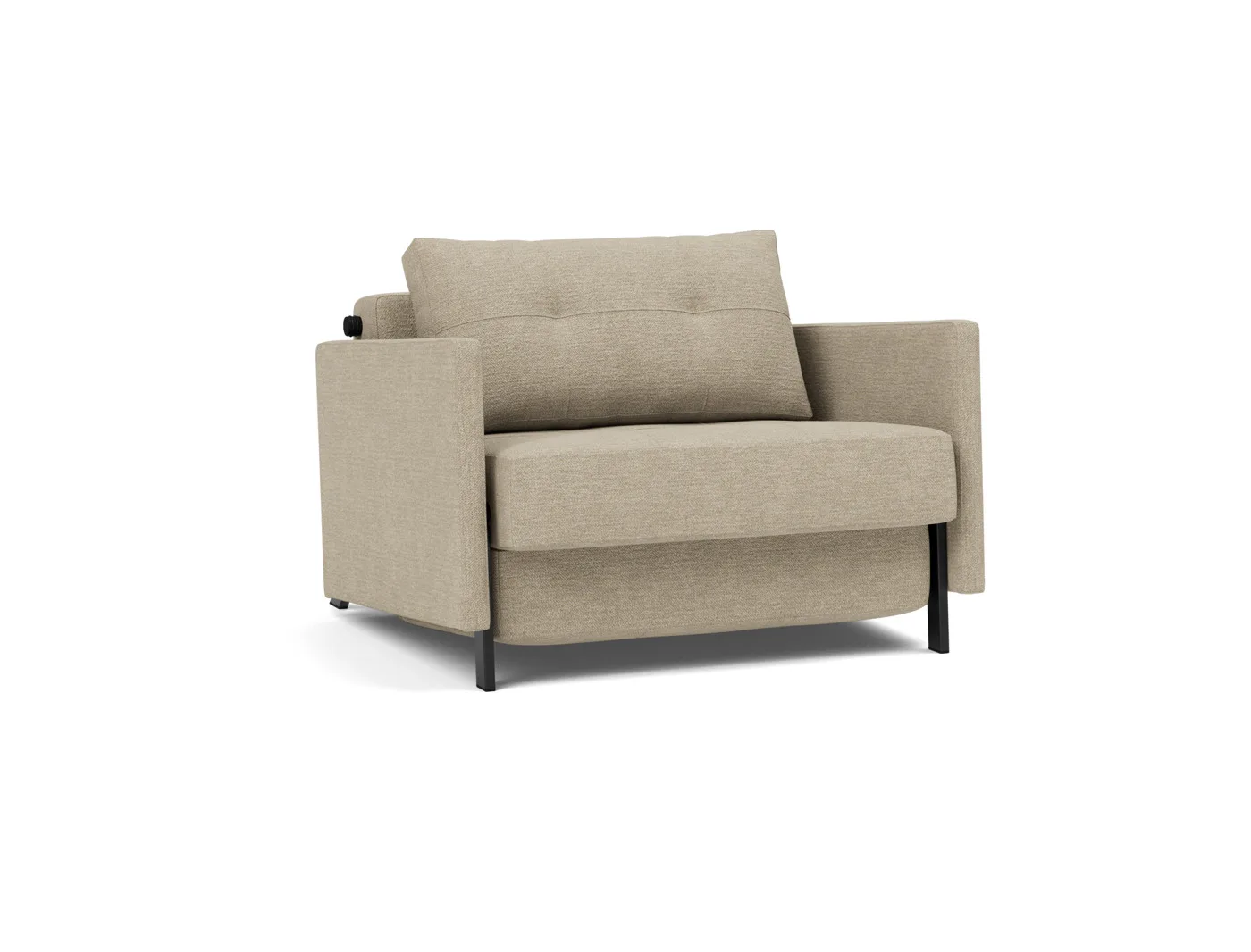 Sleeping chair Cubed 90 Chair with armrests