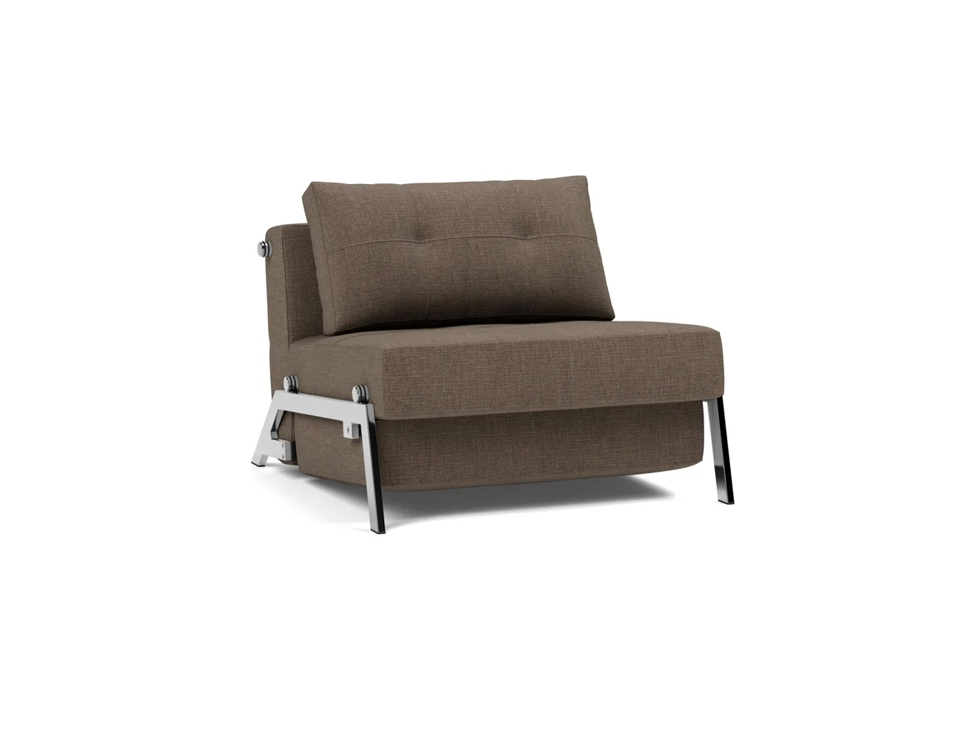 Sleeping chair Cubed 90 Chair, chrome legs