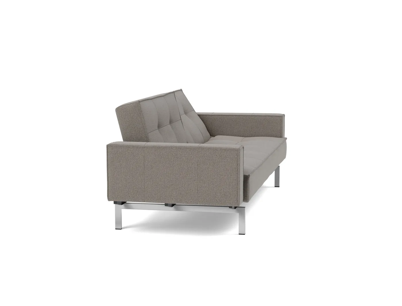 Schlafsofa Splitback Chrome mit Armlehnen