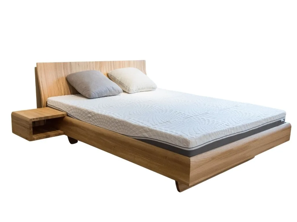 Rast Design Massivholzbett Salerno mit Nachttisch