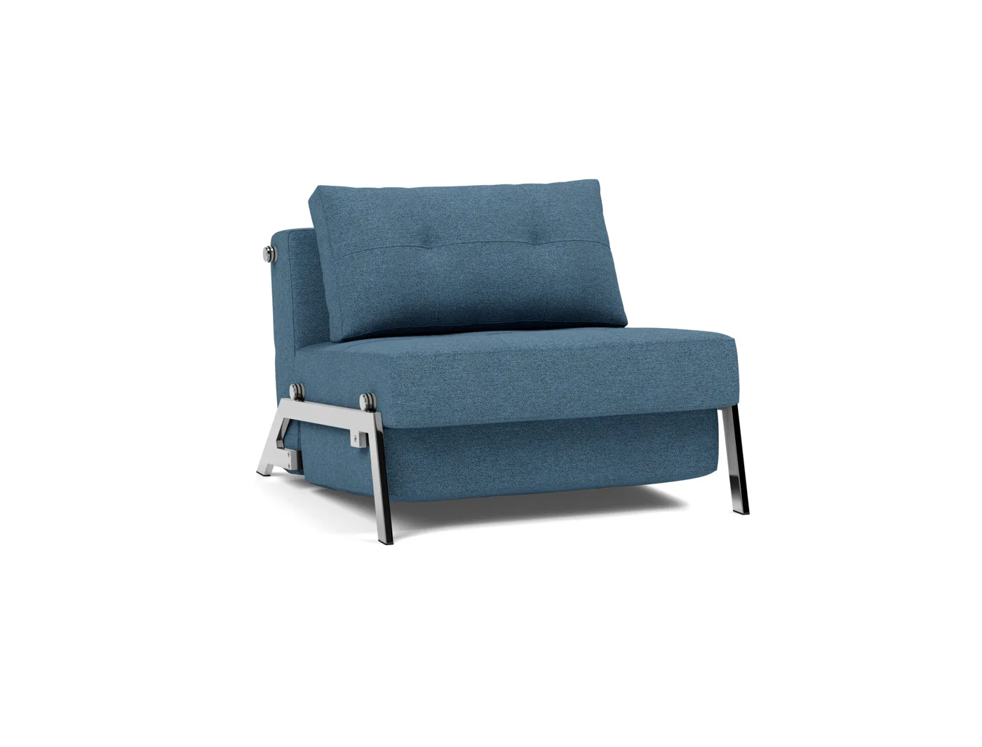 Sleeping chair Cubed 90 Chair, chrome legs