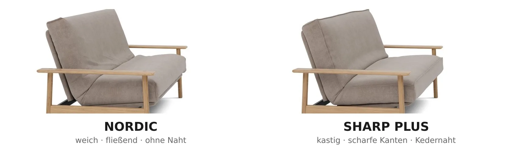 Balder Vergleich Nordic und Sharp Plus Bezug